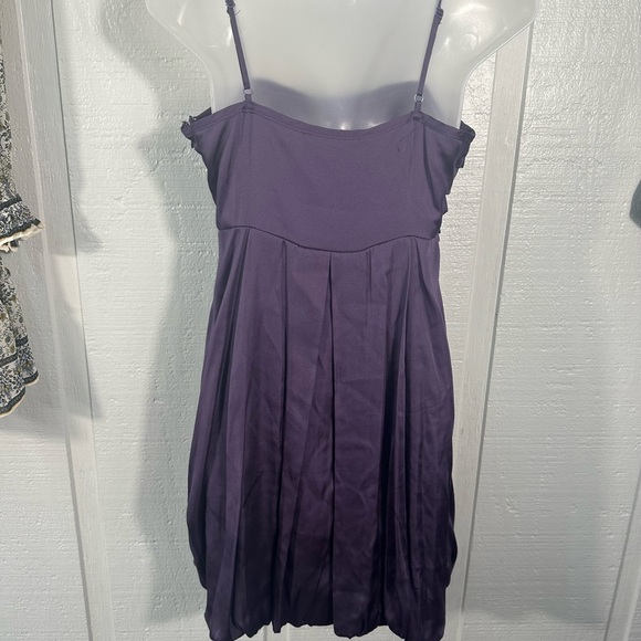 Esley Purple Spaghetti Strap Dress Size Medium EUC - Picture 5 of 6